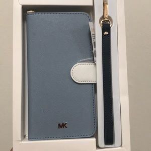 Michael Kors folio phone case w/ strap